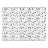 Muster für schwarze Paws Tischdecke (Vorderseite (Horizontal))