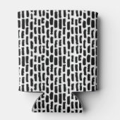 Muster für schwarze Pinselstriche Dosenkühler (Rückseite)