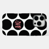 Muster für schwarze Punkte - Benutzerdefiniertes e Case-Mate iPhone Hülle (Rückseite (Horizontal))