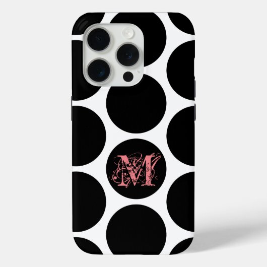 Muster für schwarze Punkte - Benutzerdefiniertes e Case-Mate iPhone Hülle (Rückseite)