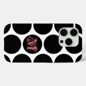 Muster für schwarze Punkte - Benutzerdefiniertes e Case-Mate iPhone Hülle (Rückseite (Horizontal))