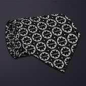 Muster für schwarze runde Logos Krawatte