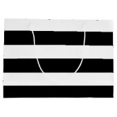 Muster für schwarze Streifen {Wahl der Hintergrund Große Geschenktüte (Rückseite)