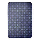 Muster für schwarze und blaue Diamantketten Badematte (Vorderseite Vertikal)
