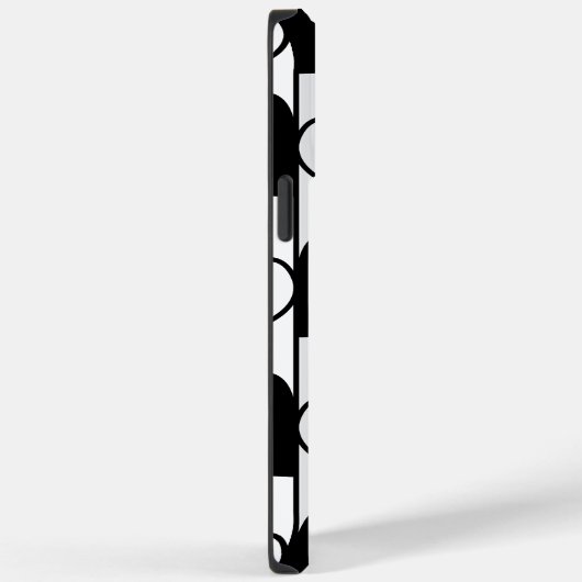 Muster für schwarze und weiße Herzen Case-Mate iPhone Hülle (Rückseite / Rechts)