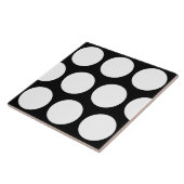 Muster für schwarze und weiße Punkte Fliese (Seite)