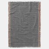 Muster für schwarze und weiße Streifen Decke (Vorderseite Vertikal)