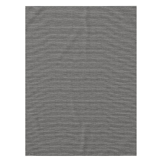 Muster für schwarze und weiße Streifen Tischdecke (Vorderseite)