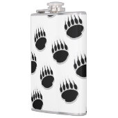 Muster für schwarzer Bär Flachmann (Links)