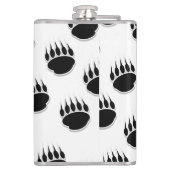 Muster für schwarzer Bär Flachmann (Rückseite)