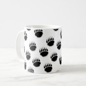 Muster für schwarzer Bär Kaffeetasse (Vorderseite Links)
