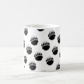 Muster für schwarzer Bär Kaffeetasse (Mittel)
