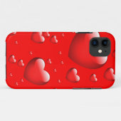 Muster für schwebende Herzen Case-Mate iPhone Hülle (Rückseite (Horizontal))