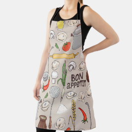 Muster für Schweiß und Vegatables Schürze