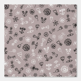 Muster für schwimmende Blume Tapete