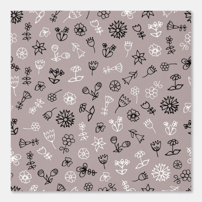 Muster für schwimmende Blume Tapete (Vorderseite)