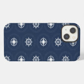 Muster für Seeschiffe iPhone Hülle (Rückseite (Horizontal))