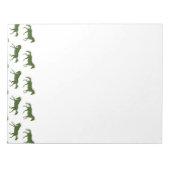 Muster für Seestreitkräfte und Jäger-Galloping-Pfe Notizblock (Vorderseite)