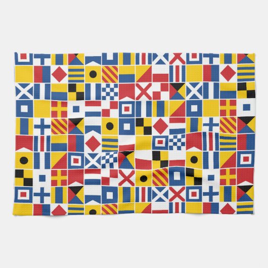 Muster für Signale Geschirrtuch (Horizontal)