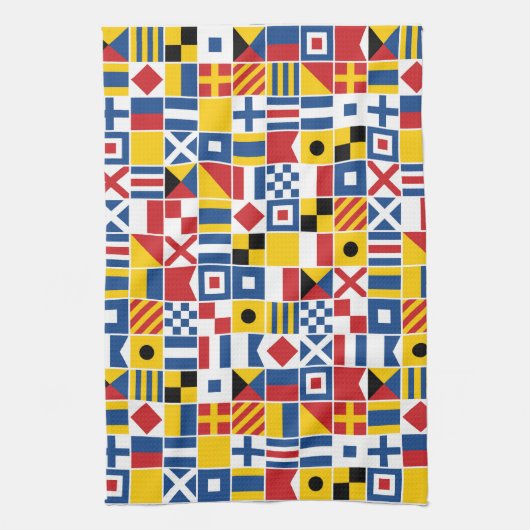 Muster für Signale Geschirrtuch (Vertikal)