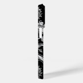 Muster für Silberfolien-Floral-Damaskus Case-Mate iPhone Hülle (Rückseite / Rechts)