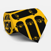 Muster für Skateboardreihen in Orange Krawatte (Gerollt)