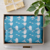 Muster für Sky Blue Airplane Seidenpapier (Geschenk)