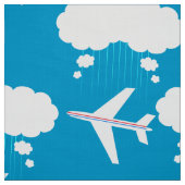 Muster für Sky Blue Airplane Stoff (Muster)