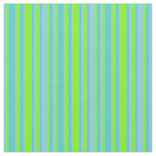 Muster für Sky Blue, Green & Turquoise Lines/Strip Stoff (Nahaufnahme)