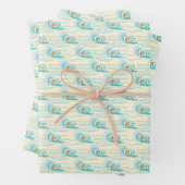 Muster für Soft Waves Geschenkpapier Set (Beispiel)