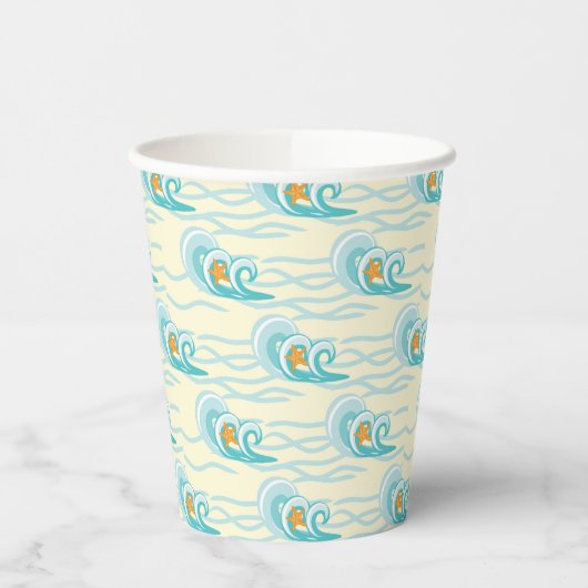 Muster für Soft Waves Pappbecher (Links)