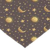 Muster für Sonne und Mond Kurzer Tischläufer (Ecke)