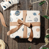 Muster für Sonnensysteme Geschenkpapier