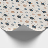Muster für Sonnensysteme Geschenkpapier (Ecke)