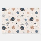 Muster für Sonnensysteme Geschenkpapier Set (Vorderseite 2)