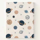 Muster für Sonnensysteme Notizblock (Rückseite)