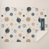 Muster für Sonnensysteme Sherpadecke (Vorderseite (Horizontal))