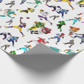 Muster für Spielautomaten Geschenkpapier (Ecke)