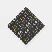 Muster für Sportbriefe für Holzstock Serviette (Ecke)