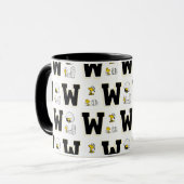 Muster für Sportbriefe für Holzstock Tasse (Vorderseite Links)