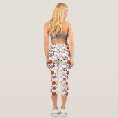 Muster für Sportgeräte Capri Leggings (Rückseite)