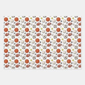 Muster für Sportgeräte Geschenkpapier Set (Vorderseite 2)