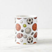 Muster für Sportgeräte Kaffeetasse (Mittel)