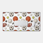 Muster für Sportgeräte Schreibtischunterlage (Tastatur & Maus)