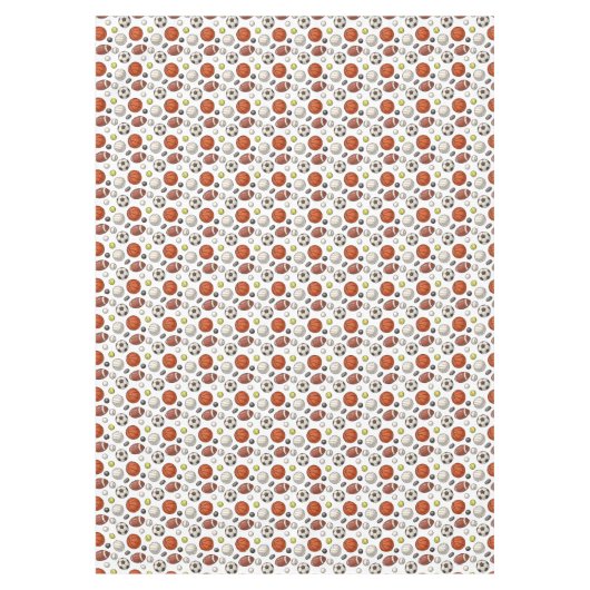 Muster für Sportgeräte Tischdecke (Vorderseite)