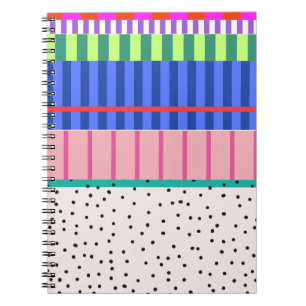 Muster für Streifen und Kanten Notebook-Journal Notizblock