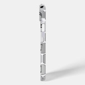 Muster für stylische monochrome geometrische Musik Case-Mate iPhone Hülle (Rückseite / Links)