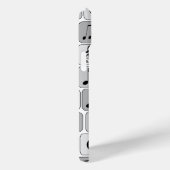Muster für stylische monochrome geometrische Musik Case-Mate iPhone Hülle (Rückseite / Rechts)