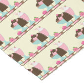 Muster für süße Eiscreme-Leckereien Kurzer Tischläufer (Ecke)