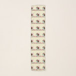 Muster für süße Eiscreme-Leckereien Schal<br><div class="desc">Chiffonschal mit einem Muster. Schokolade Eis Bar. 3-Sundae mit Sprinklen,  Schokoladenpfosten und einer Kirsche auf dem Dach. Eine Erdbeere schwimmt mit Sahne und gestreiftem Strohhalm. Kleine Erdbeeren und Kirschen. Hellgelber Hintergrund. Erfrischende heiße Leckereien im Sommer.</div>